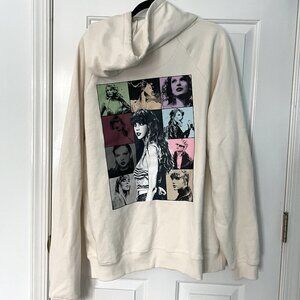 Taylor Swift The Eras Tour Official Merch Cream Hoodie L Cream size LARGE